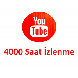 YouTube 4000 Saat İzlenme Satın Al