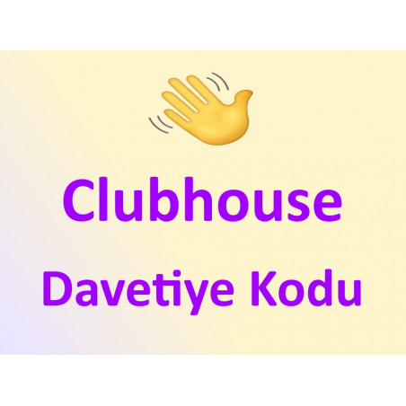 Clubhouse Davetiye Kodu Satın Al